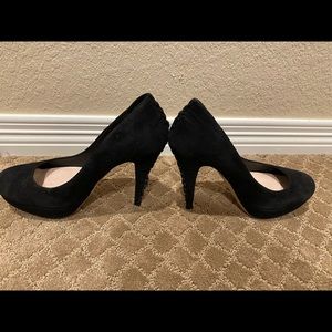 Vintage Black Suede Miu Miu Pumps